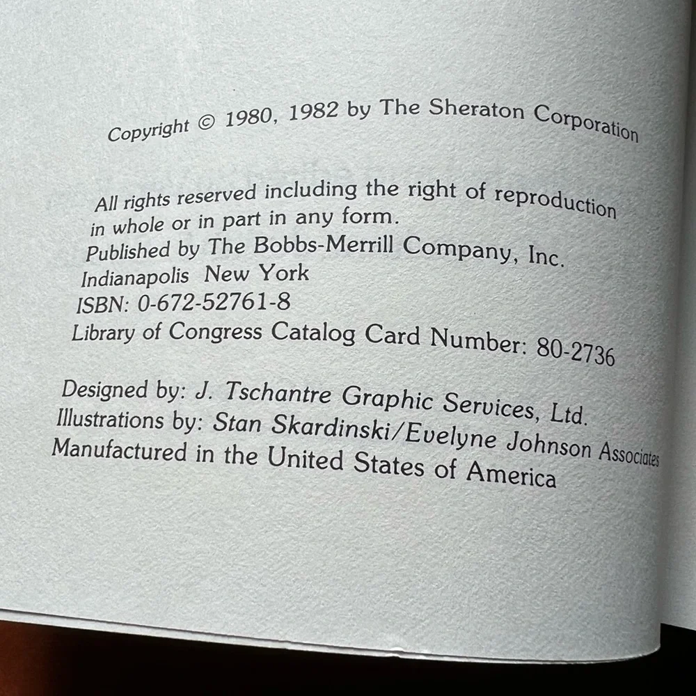 THE SHERATON World Cookbook A GREAT RECIPES FROM GREAT CHEF